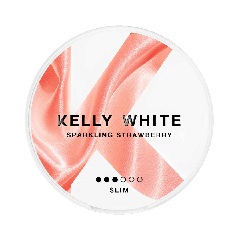 Kellywhite Kelly White Sparkling Strawberry Slim 3 Light – nikotinpåsar