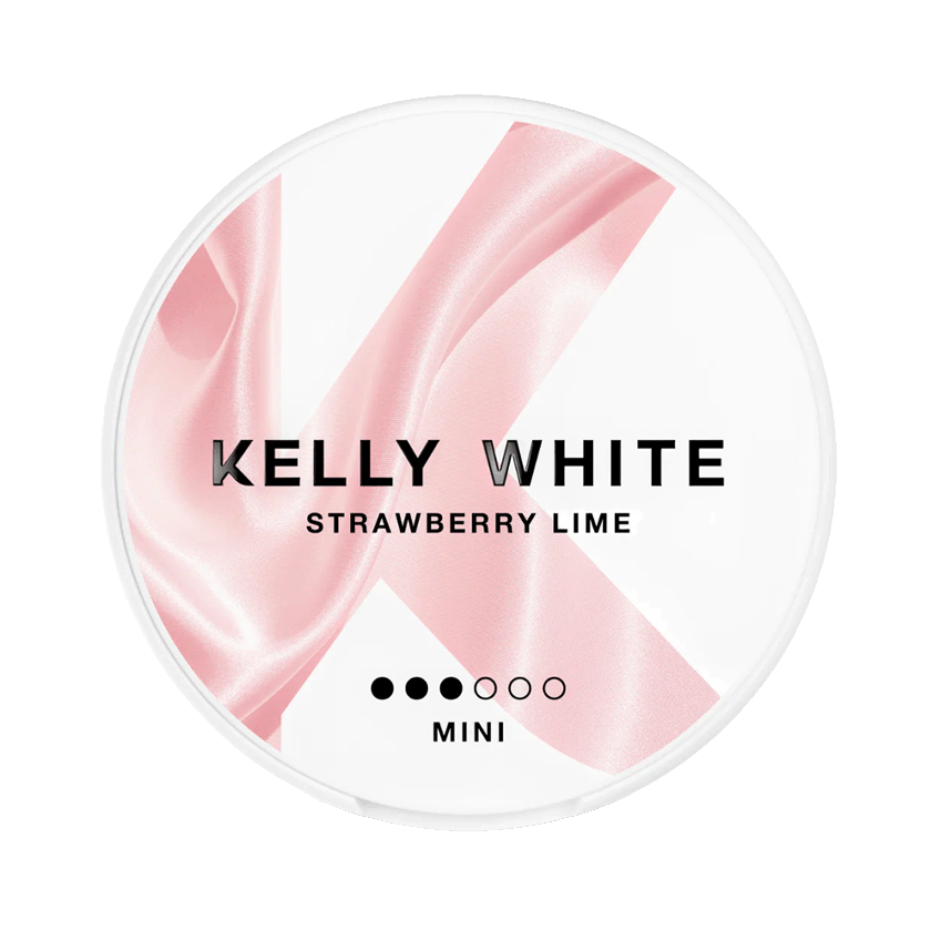 Kellywhite Kelly White Strawberry Lime Mini 3 Light – nikotinpåsar