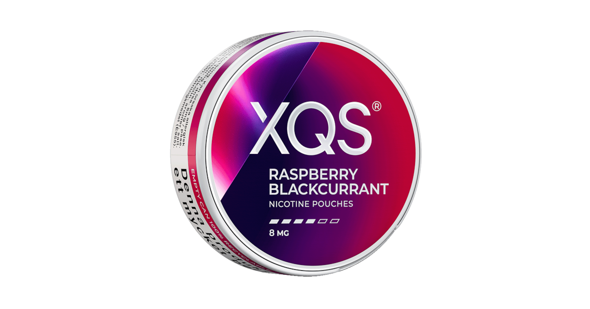 XQS Raspberry Blackcurrant 8mg