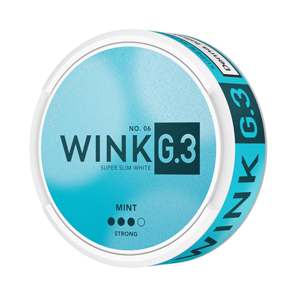 G.3 No.06 WINK Mint Super Slim White Strong