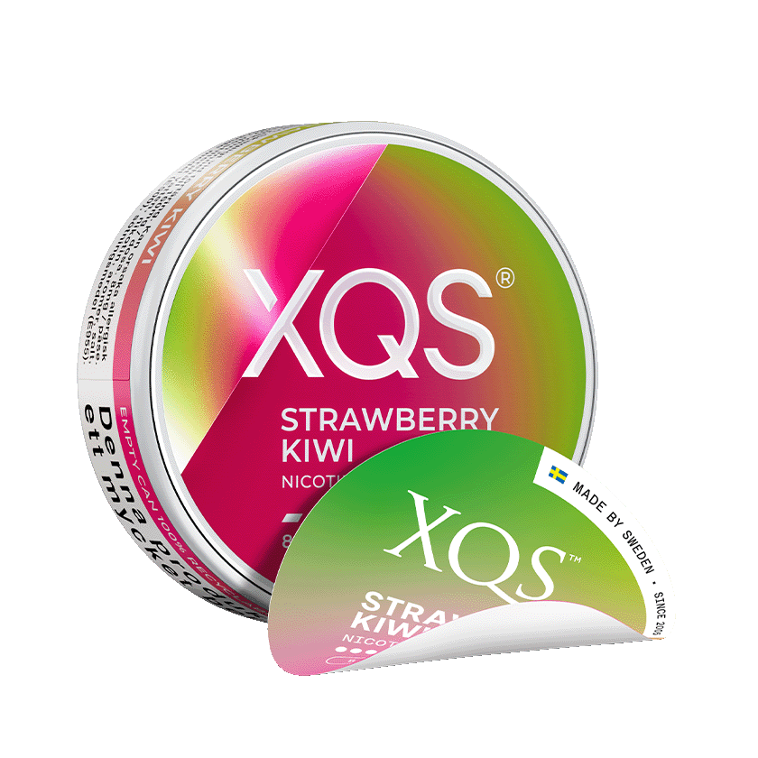 XQS XQS Strawberry Kiwi Slim Strong Normal – nikotinpåsar