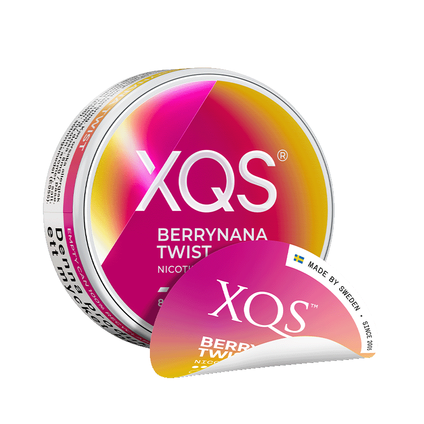 XQS XQS Berrynana Twist Slim Strong Normal – nikotinpåsar