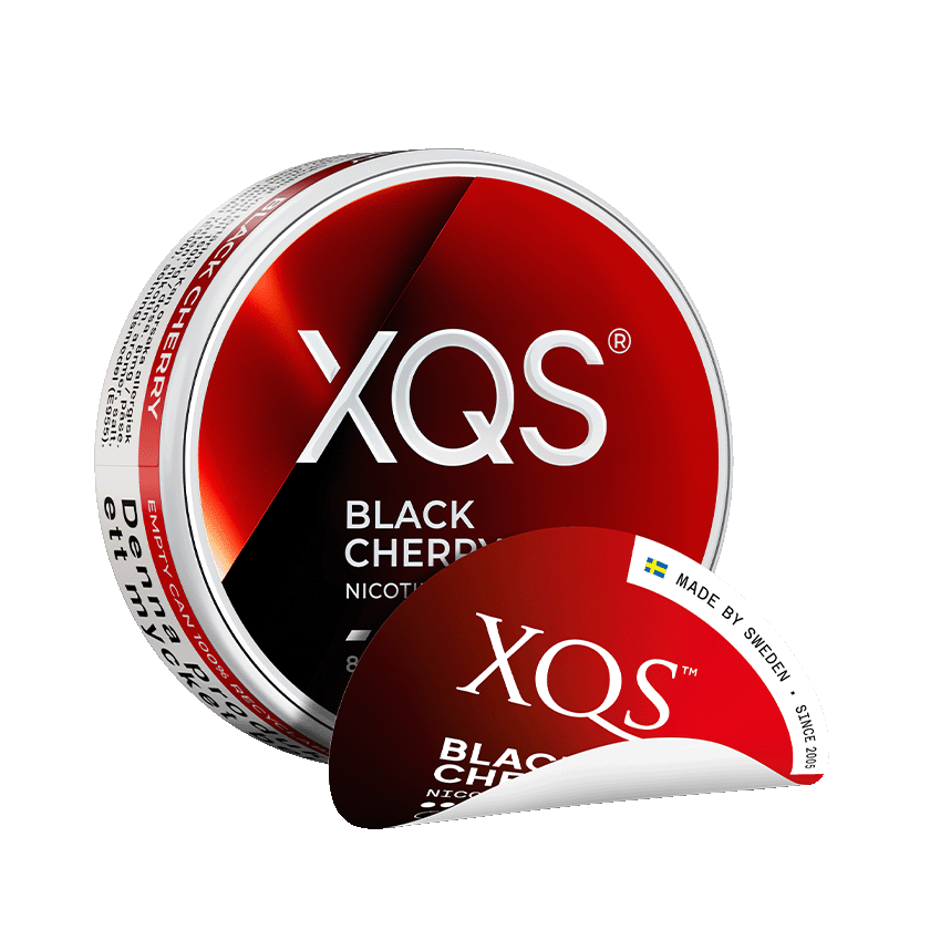 XQS XQS Black Cherry Slim Strong Normal – nikotinpåsar