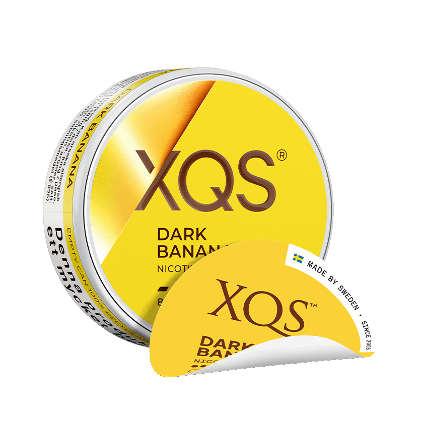 XQS XQS Dark Banana Slim Strong Normal – nikotinpåsar