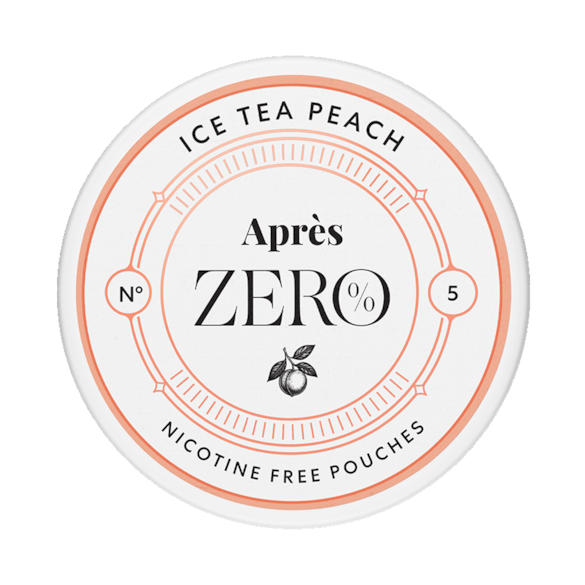 Après No.5 Ice Tea Peach Zero Nikotinfritt Snus