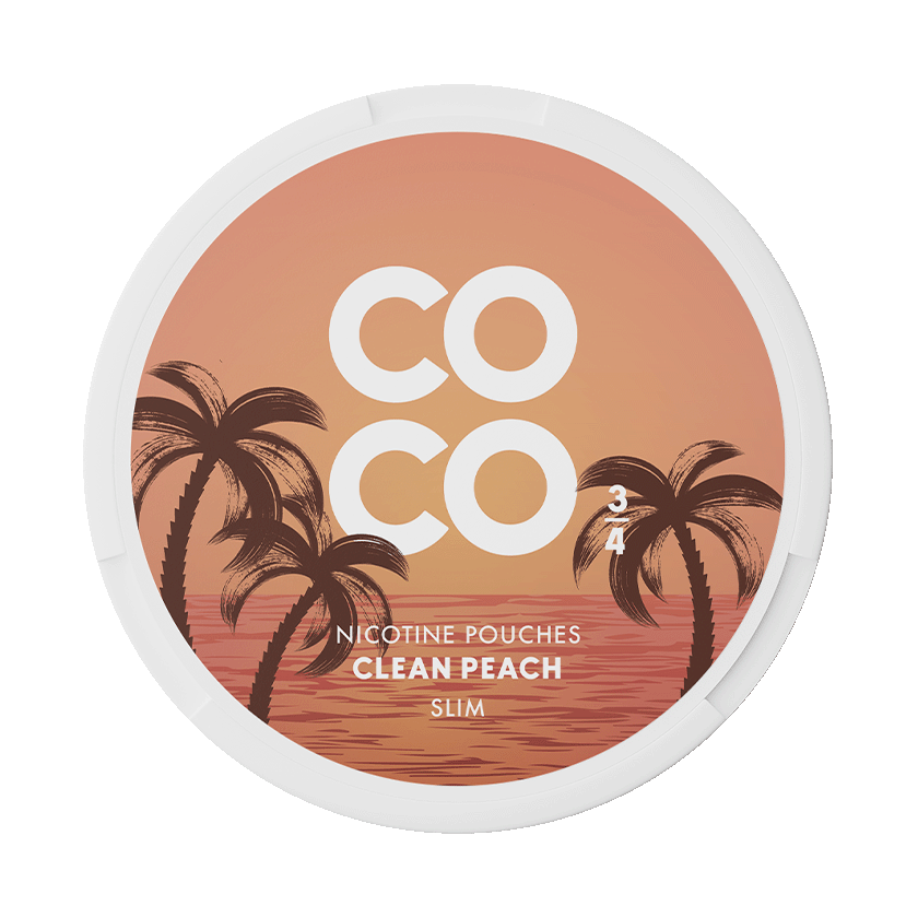 Coco COCO Clean Peach Strong - nikotinpåsar