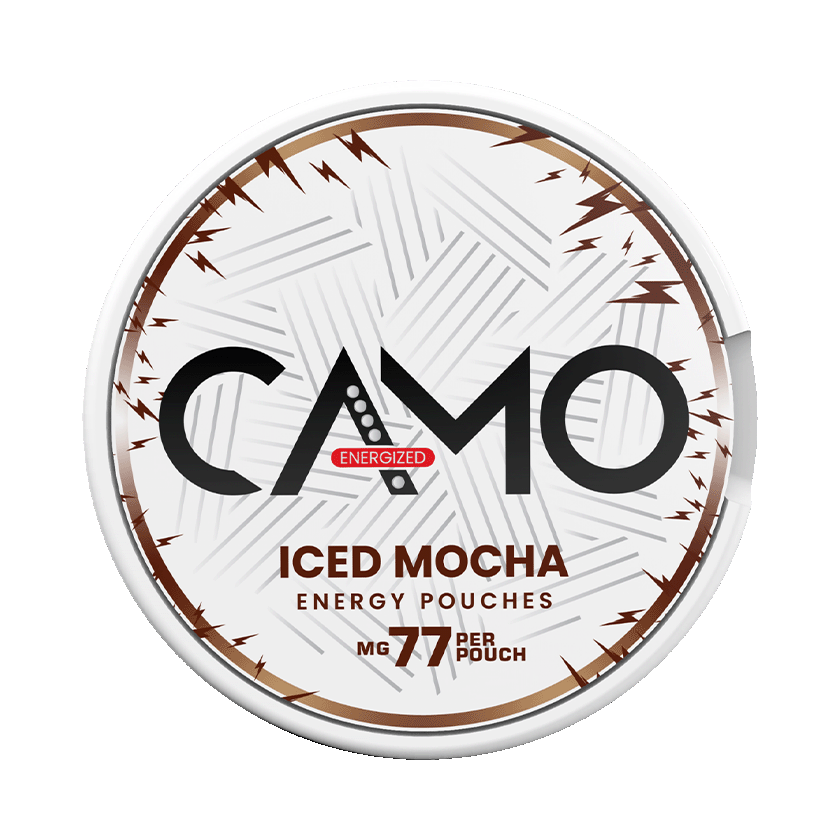 Camo CAMO Iced Mocha Energy Pouches 77mg – nikotinpåsar