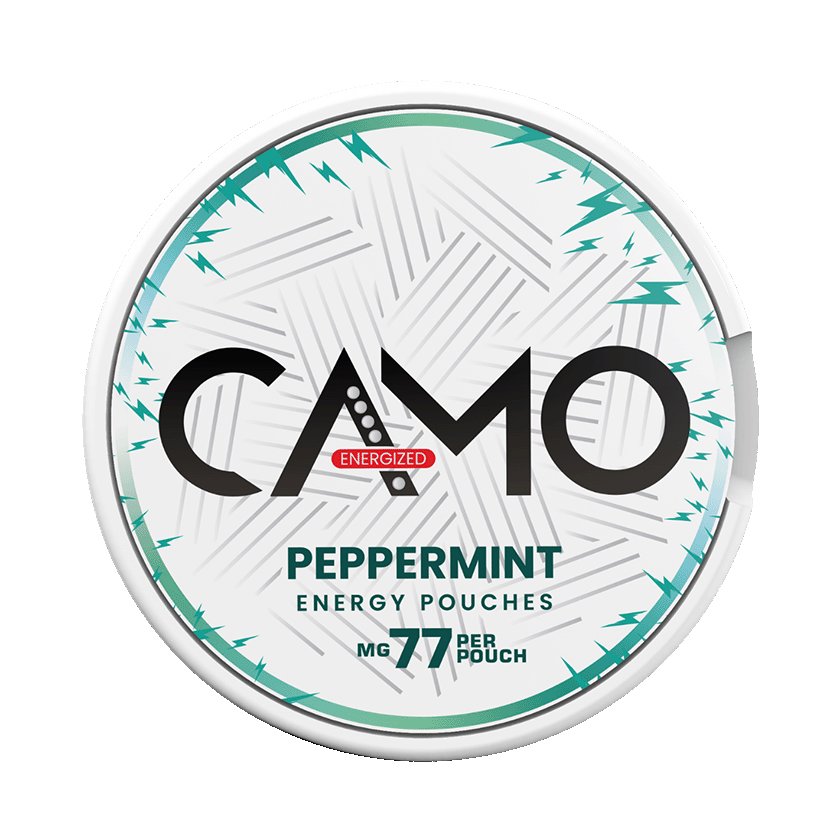 Camo CAMO Peppermint Energy Pouches 77mg - snus