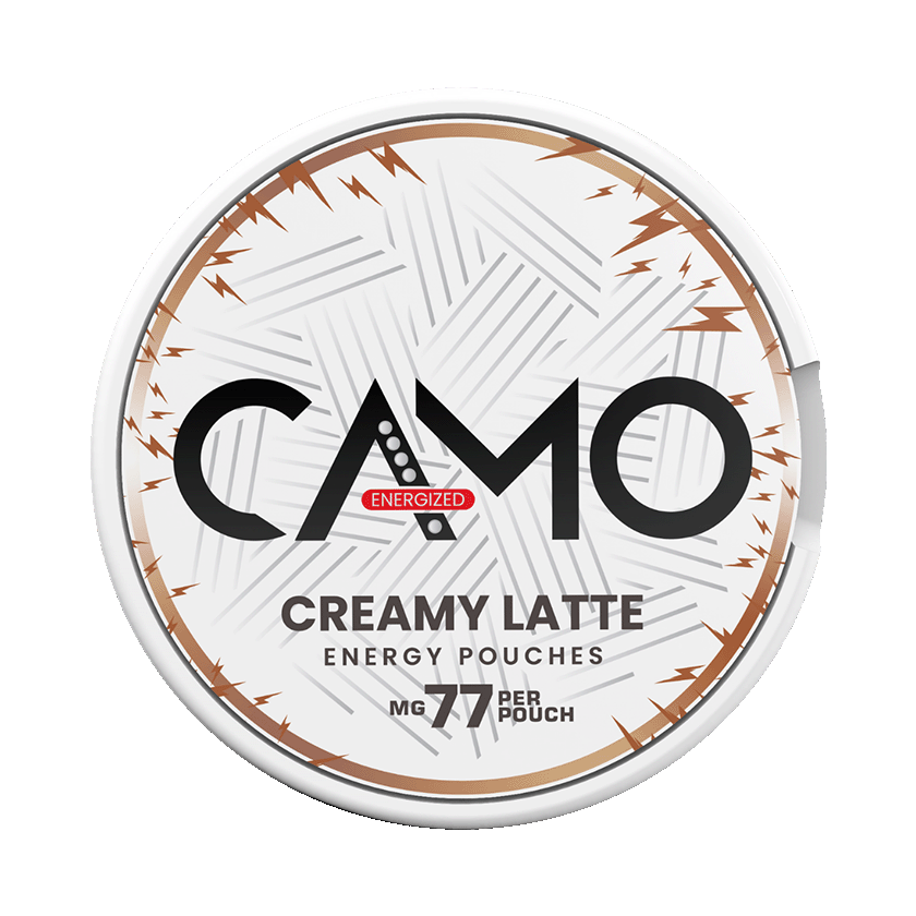 Camo CAMO Creamy Latte Energy Pouches 77 mg Normal – nikotinpåsar