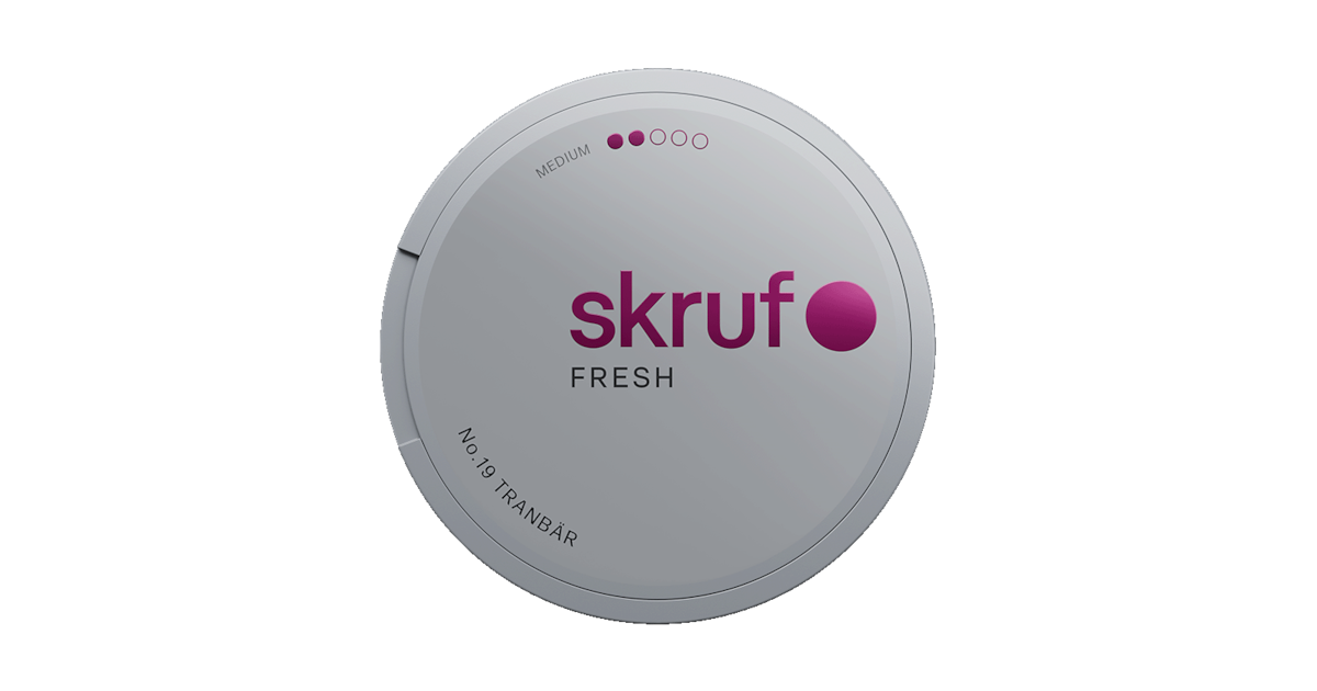 Skruf Fresh No.19 White Tranbär Medium