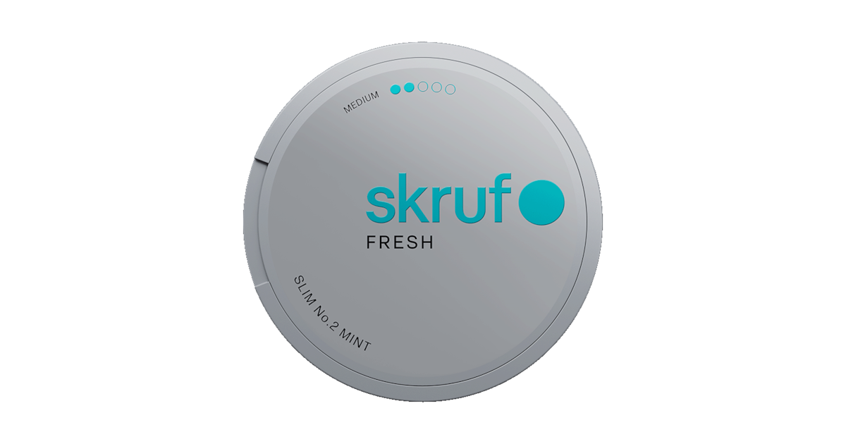 Skruf Fresh No.02 Slim White Mint Medium
