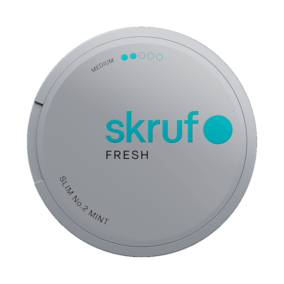Skruf Fresh No.02 Slim White Mint Medium