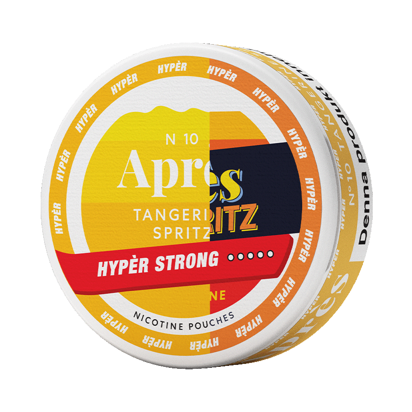 Apres Après No.10 Tangerine Spritz Hypèr Strong Hyper Strong - nikotinpåsar