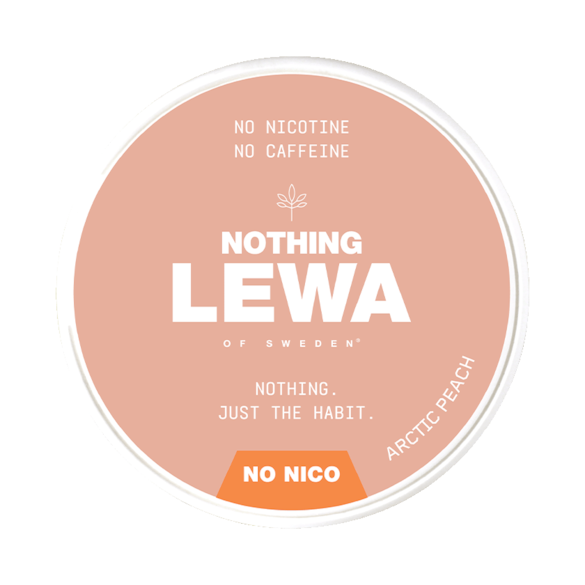 LEWA Nothing Arctic Peach Nikotinfritt Snus