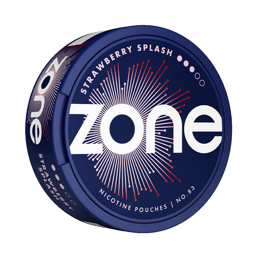 Zone Zone Strawberry Splash Strong - nikotinpåsar