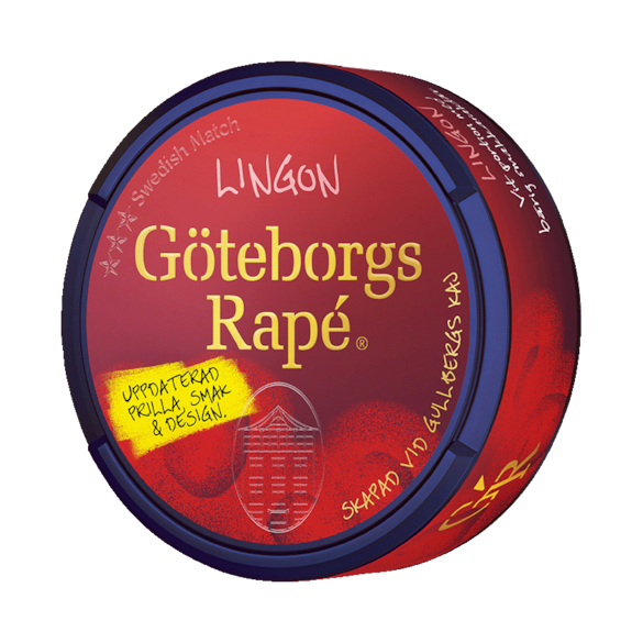 Göteborgs Rapé Lingon Vit Portion