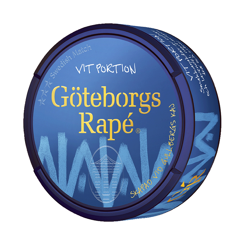 Göteborgs Rapé Göteborgs Rapé Vit Portion - portionssnus