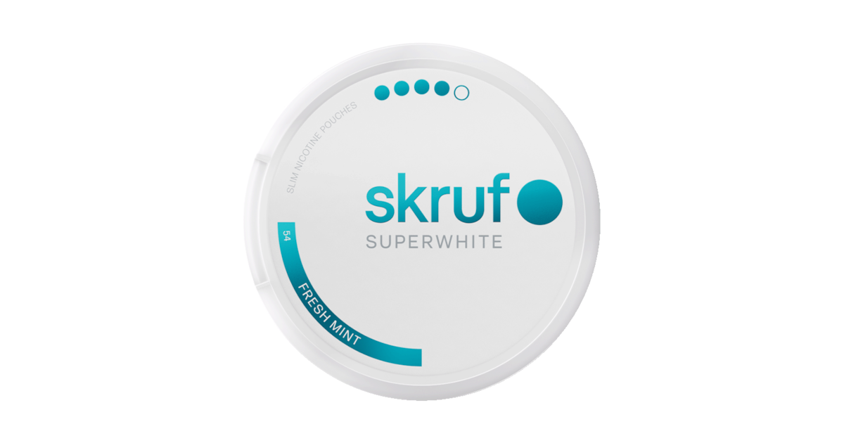 Skruf Superwhite No.54 Fresh Mint 11mg