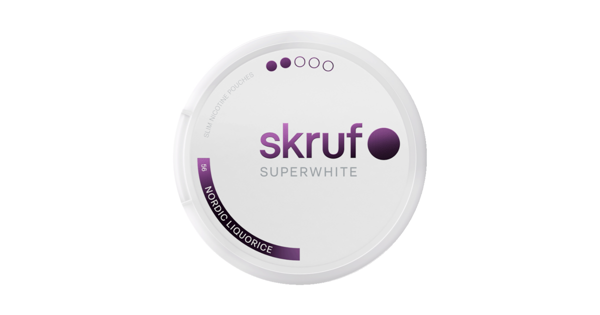 Skruf Superwhite No.56 Nordic Liquorice 6mg