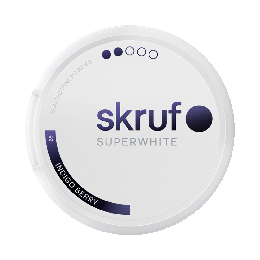 Skruf Skruf Superwhite No.62 Indigo Berry Light - nikotinpåsar