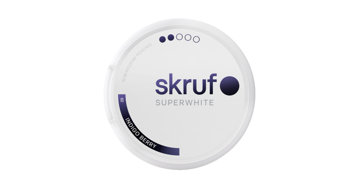 Skruf Superwhite No.62 Indigo Berry 6mg