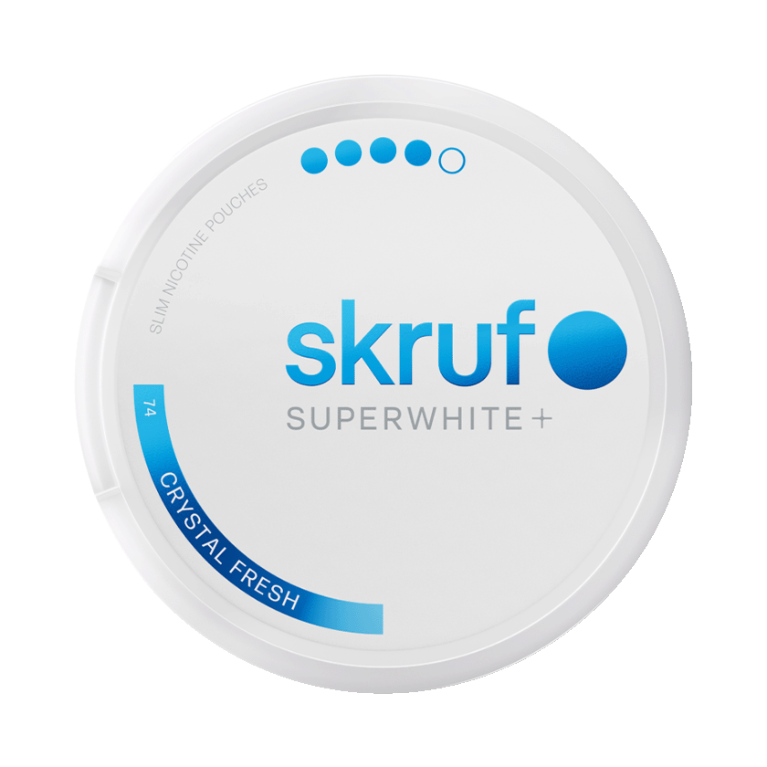 Skruf Skruf Superwhite Crystal Fresh Xtra Strong - nikotinpåsar