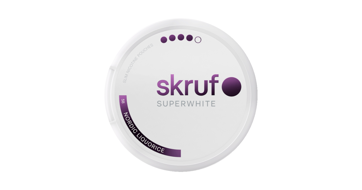 Skruf Superwhite No.58 Nordic Liquorice 11,5mg