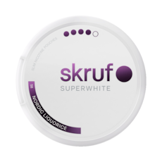 Skruf Superwhite No.58 Nordic Liquorice Xtra