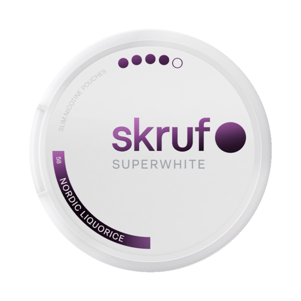 Skruf Superwhite No.58 Nordic Liquorice 11,5mg