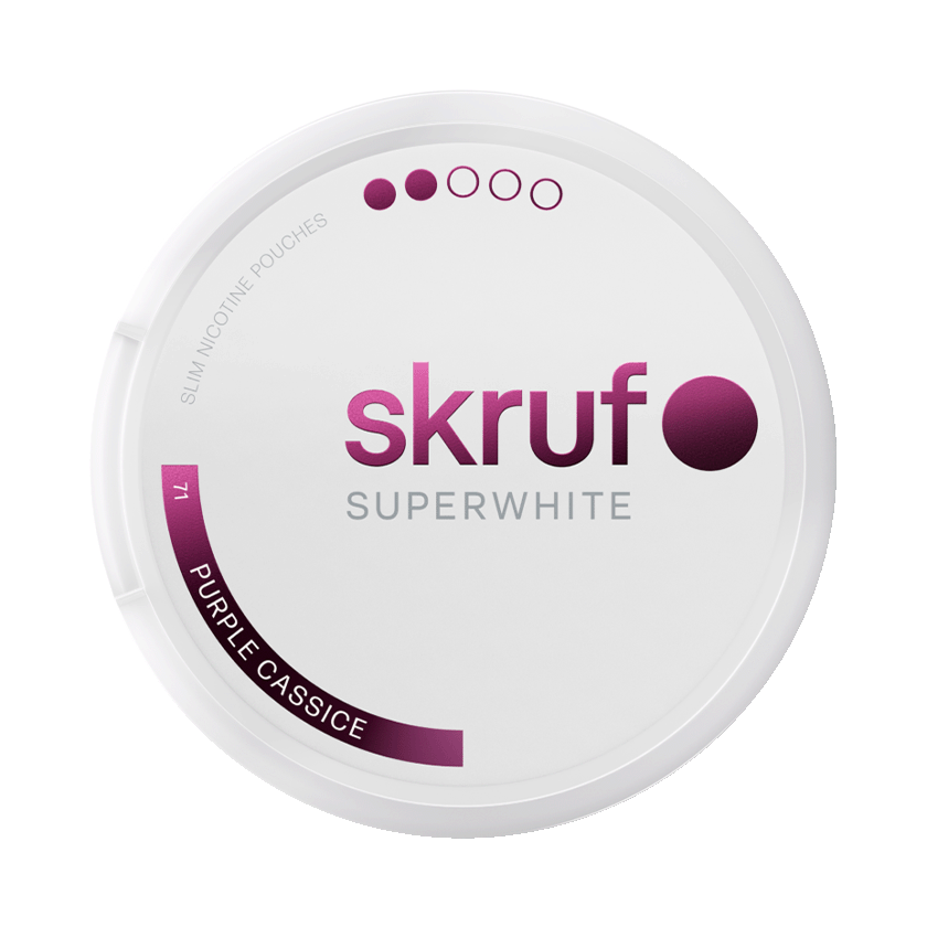 Skruf Skruf Superwhite No.71 Purple Cassice Light - nikotinpåsar
