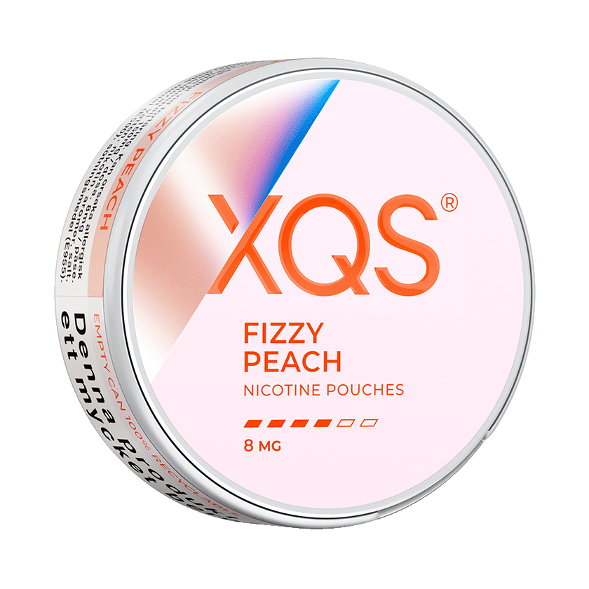 XQS XQS Fizzy Peach Normal - nikotinpåsar
