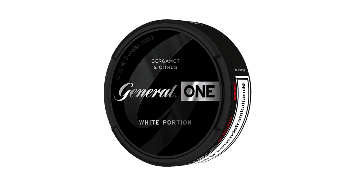 General ONE White Portion Strong