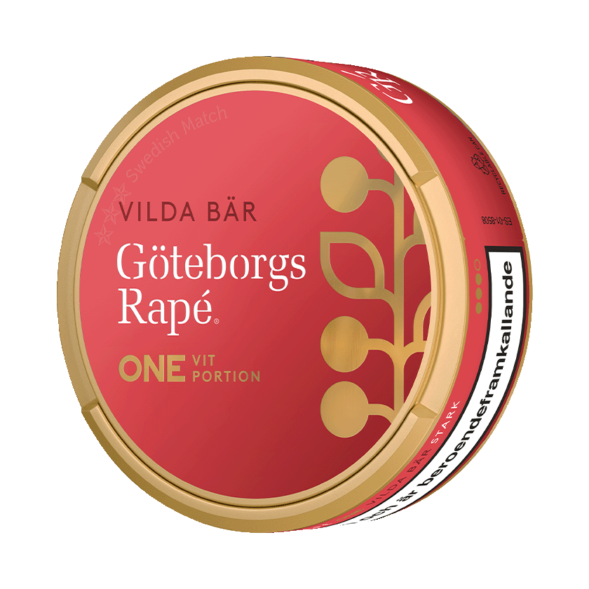 Göteborgs Rapé Göteborgs Rapé ONE Vilda Bär Vit Portion - portionssnus