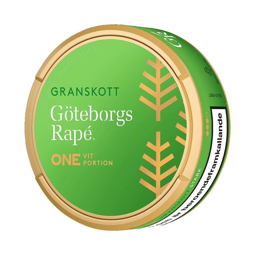 Göteborgs Rapé Göteborgs Rapé ONE Granskott Vit Portion - portionssnus