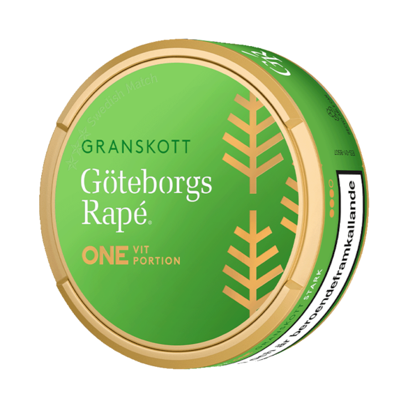 Göteborgs Rapé ONE Granskott Vit Portion