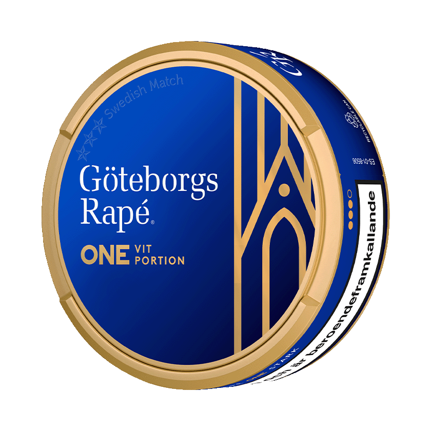 Göteborgs Rapé Göteborgs Rapé ONE Vit Portion - portionssnus