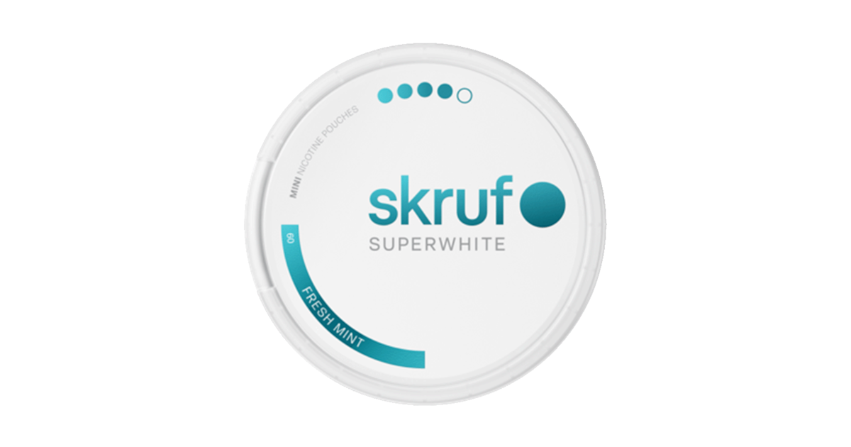 Skruf Superwhite No.60 Fresh Mint Mini 8mg