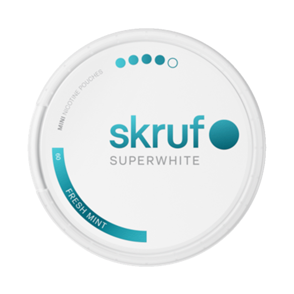 Skruf Superwhite No.60 Fresh Mint Mini 8mg
