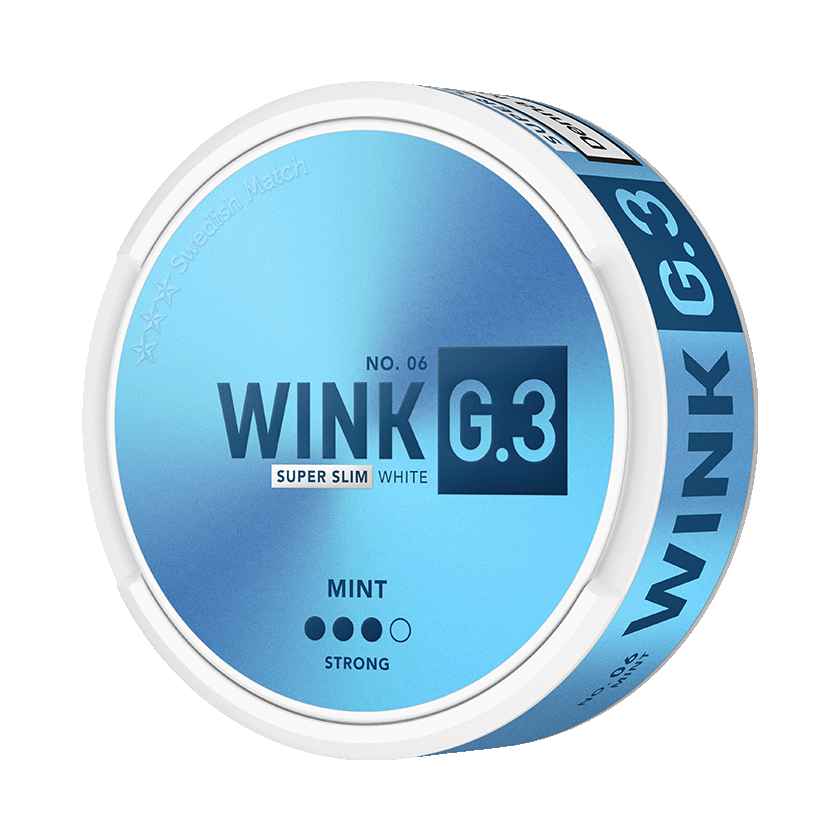 G.3 No.06 WINK Mint Super Slim White Strong dosa