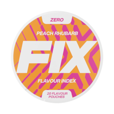 FIX Zero Peach Rhubarb Nikotinfri